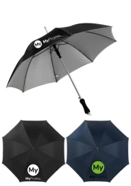 Large umbrella | 101.5 cm | Silver colored underside | 210T polyester