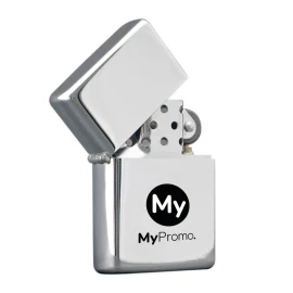 Encendedor de cromo cepillado | Metal | 56x36x12 mm | Elegante