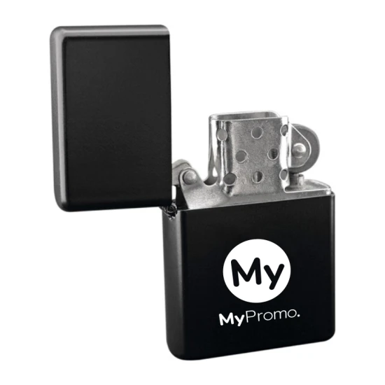 American style lighter | Metal | 56x36x12 mm | Stylish | Black