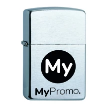 Zippo chrom gebürstet | Metall | 3,9x1,3x5,7 cm | Zeitlos