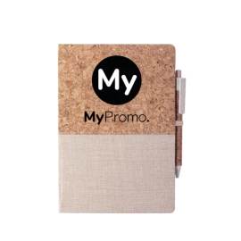 A5 notebook | 80 pages | Blank | Cork | Cotton