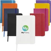 A5 notitieboek | Karton, PU en papier | 96 gelinieerde pagina's | Goedkoop