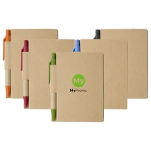 Notizbuch | Karton | 11,1 x 8,8 cm | 80 linierte Seiten | Stift inklusive