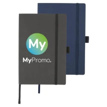 A5 notitieboek | 160 gelinieerde pagina's | Crème papier | Documentenvak | Pennenvak