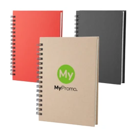 Carnet à spirales A6 | Papier recyclé | 160 pages lignées