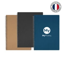 A5 spiraal notitieboek | Gerecycled karton 325g/m² en papier | 80 vellen | Gemaakt in Frankrijk
