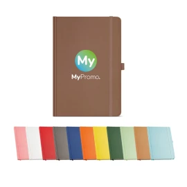 A5 notebook | Recycled paper | 196 lined pages | Hardcover & ribbon