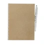 Uitwisbaar A5 MOYU notitieboek | Steenpapier 440 g/m² & gerecycled kraft | 18 gelinieerde pagina's | Incl. pen en reinigingsdoekje