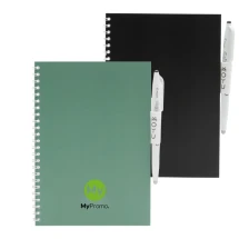 Löschbares A5 MOYU Notizbuch | Steinpapier 400 g/m² | 18 linierte Seiten | Inkl. Stift und Reinigungstuch