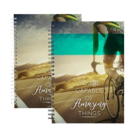 A5 hard cover undated diary | Paper and nylon 80 g/m² | Full-color print
