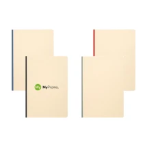 A5-Notizbuch | Zuckerrohrpapier 90g/m² und rPET | 72 linierte Seiten | Weicher Einband