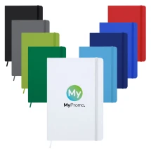 A5-Notizbuch | Papier & PU | 100 linierte Seiten | Hardcover | Viele leuchtende Farben erhältlich