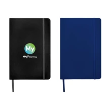 A5-notitieboek | Papier 60g/m² & PU | 192 pagina’s met stippen | Met elastiek en lint