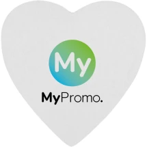 Heart-shaped sticky notes | Paper 80 g/m² | 50 sheets | Full color print