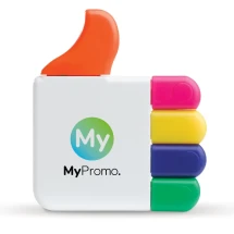 Textmarker | ABS | 5 Farben | Daumenform