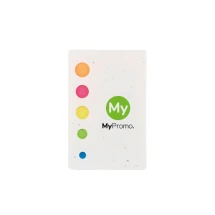 Plaknotities | Zaadpapier | Vijf kleuren | Voor op kantoor