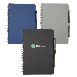 Reusable A5 notebook and pen set | Stone paper 120g/m² & cardboard | 32 lined sheets
