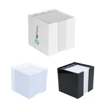 Papierblokdoos | Papier 90g/m² | Ongeveer 800 vel | 10x10x10cm | Met 4 compartimenten