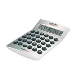 Calculator | Plastic | 12 digits | Cell battery included | Solar energy