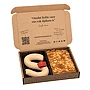 Sinterklaaspakket brievenbus | Gevulde speculaas | Marsepeinen letter | Incl. individuele verzending