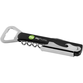Couteau de sommelier | ABS & acier inoxydable | 3 fonctions