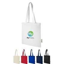 Einkaufstasche | Recycelte Baumwolle 140 g/m² | 7L | 30-cm-lange Schultergriffe