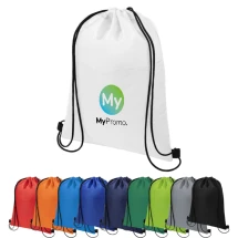 Koeltas met trekkoord | Polyester | 5L | Past 12 blikjes in