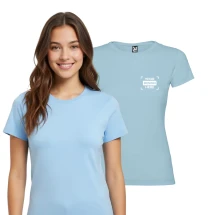 T-shirt Roly | 100% coton | Col ras du cou | Pour femmes