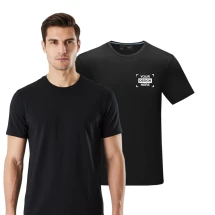 T-shirt | Coton biologique | 160 g/m² | Pour hommes | Col rond | Durable