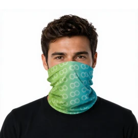 Sublimatie multifunctionele sjaal | Polyester 135g/m² | Met zomen | Volledig aanpasbaar