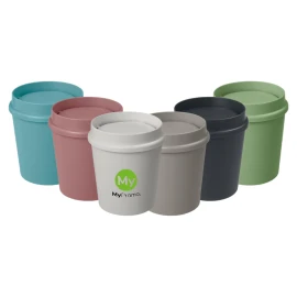 Beker | PP & suikerriet bioplastic | 200ml | 360° deksel