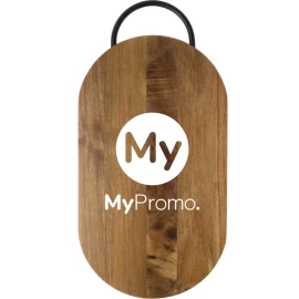 Cutting board | Acacia wood & iron | 595 g | With ergonomic handle | Rustic finish | FSC certified