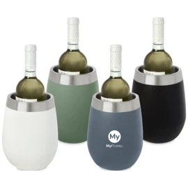 Rafraîchisseur à vin | Acier inoxydable | Double paroi | Forme ovale | Design coloré