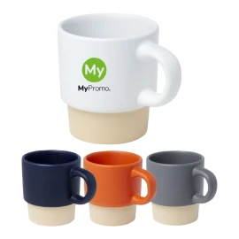 Tasse à espresso | Céramique | 130 ml | Avec fond en argile | Empilable