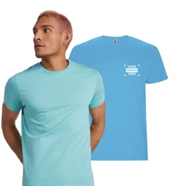 Roly T-Shirt | 100% Baumwolle mit Elastan | Rundhalsausschnitt | Für Männer