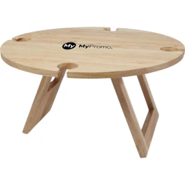 Picknicktafel | Hout | ø 40cm | Opvouwbaar