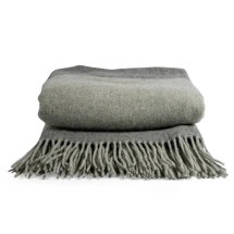 Deken | Merino wollen & nylon | 130x170 cm | Breedbandontwerp