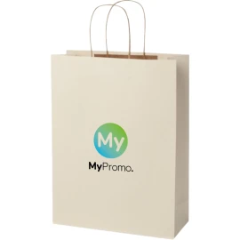 Paper bag | Agricultural waste 150 g/m² | 31x41cm | Twisted handles | Made in EU