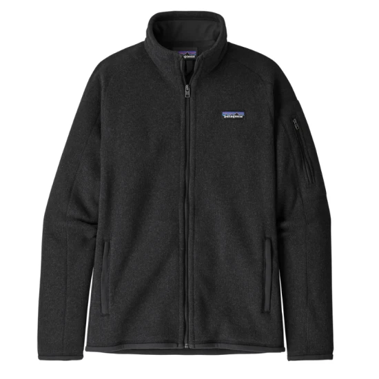 Patagonia fleece jas | gerecycled polyester | damespasvorm | Zwart