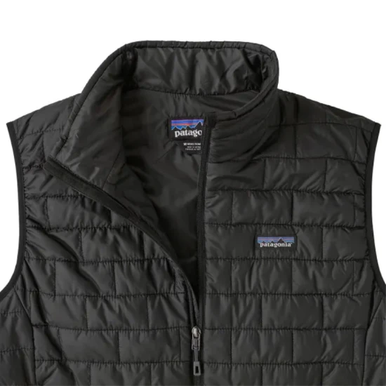 Patagonia nano puff gilet | polyester recyclé | coupe homme | Noir