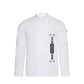 Veste de cuisine VL Agni | Popeline coton et polyester recyclé | 190g/m² | Unisexe