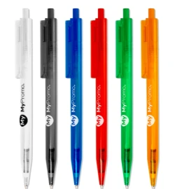 Transparent ballpoint pen | ABS plastic | Blue ink