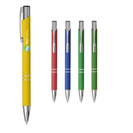 Ballpoint pen | With soft-touch coating | Aluminum