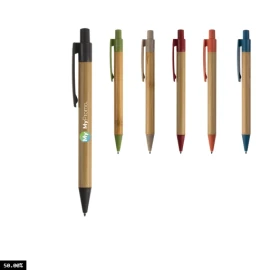 Ballpen | Bamboo | Blue ink | Tip make of wheatstraw