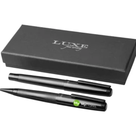 Set penne | Metallo | Inchiostro nero | Scatola regalo