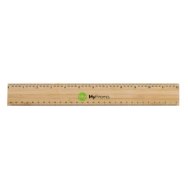 Regla | Bambú | 30 cm | Doble cara | Extra gruesa