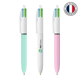 BIC 4 Colors Fashion ballpoint pen | Plastic | 4 pens in 1 | Made in France