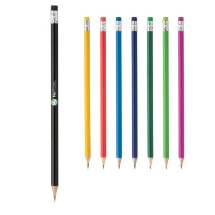 Potlood | Hout | Bijpassende kleur gum