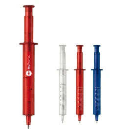 Stylo seringue | AS | Transparent | Avec liquide coloré