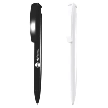 Stylo bille Trinity | Métal | Encre bleue | Corps triangulaire | Opaque et brillant